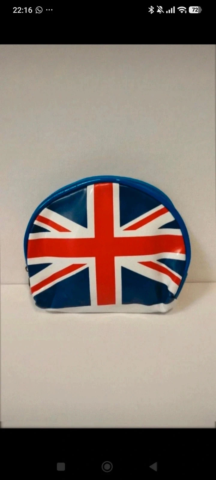 Portemonnee / make-uptasje Union Jack Blauw, rood en wit – 14 × 12 cm – photo 10